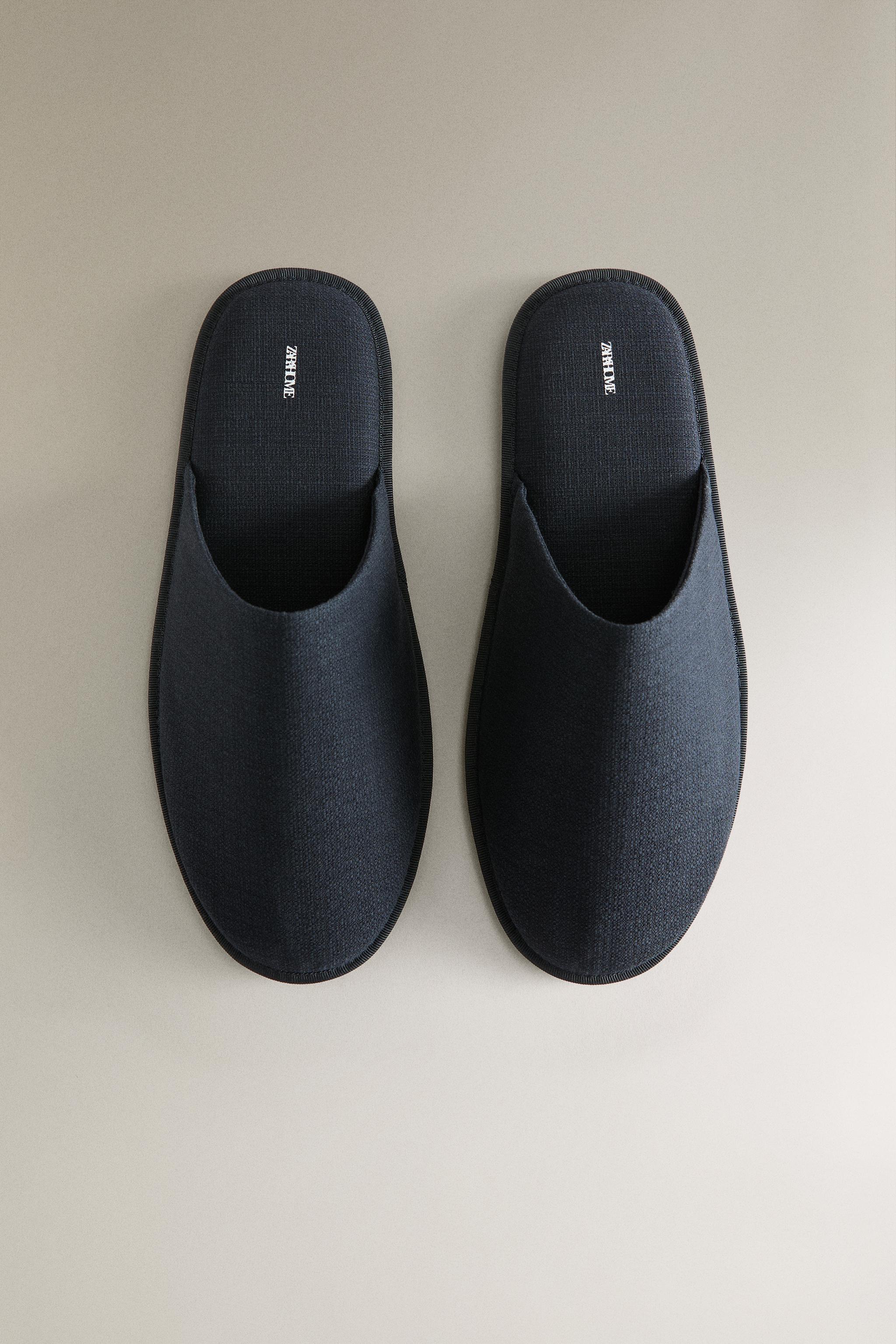 FABRIC MULE SLIPPERS